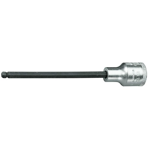Insexhylsa 1/2" inv. lång kula mm GEDORE IN19LK
