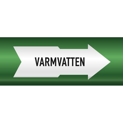 Rörmärkning VVS Varmvatten