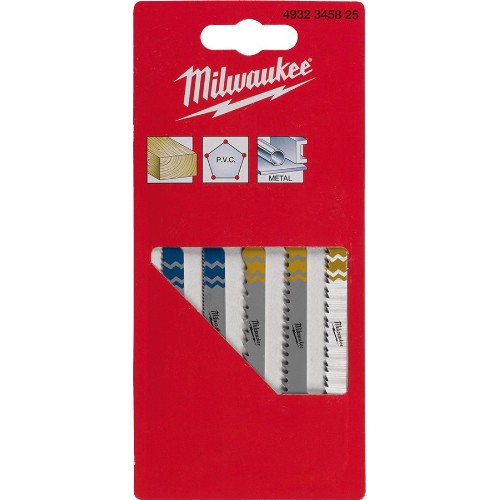Sticksågbladsats MILWAUKEE 5 delar