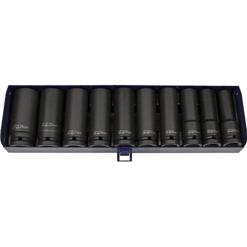 Krafthylssats 1/2" mm BONDTOOLS BT12100 lång