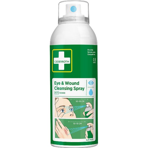 Ögondusch- och sårtvätt CEDERROTH Spray 726000